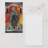 Carte de visite effrayant de faucheuse tribale de (Devant / Derrière)