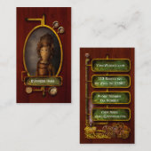 Carte De Visite Effrayante - Poupée - Matilda (Devant / Derrière)