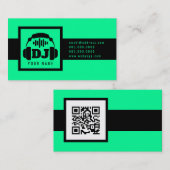 Carte De Visite Egaliseur d'écouteurs DJ (Devant / Derrière)