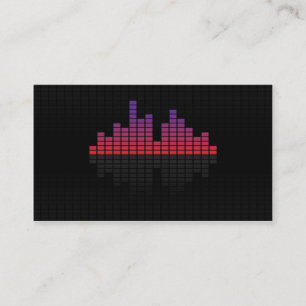 Carte De Visite Égaliseur - pourpre