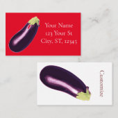 Carte De Visite Eggplant Thunder_Cove (Devant / Derrière)