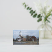 CARTE DE VISITE ÉGLISE BAPTISTE DES AFFAIRES CARD-BOONVILLE (Debout devant)