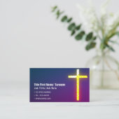 Carte De Visite Église catholique du prêtre (Debout devant)