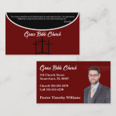 Carte De Visite Église de la Croix de Bourgogne Pasteur ou diacre (Devant / Derrière)
