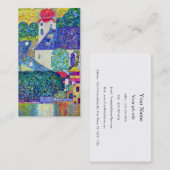 Carte De Visite Église de St Wolfgang de Klimt dans Unterach sur (Devant / Derrière)