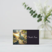 Carte De Visite Église du Pays pittoresque (Debout devant)