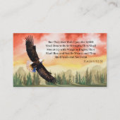 Carte De Visite Église Pasteur Écriture chrétienne Pittoresque (Devant)