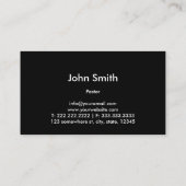 Carte De Visite Église Pasteur Espace Sainte Croix Lumière (Dos)