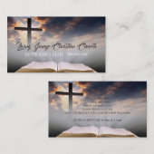 Carte De Visite Église religieuse Christianisme Religion Pasteur (Devant / Derrière)