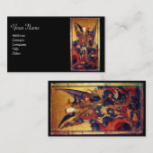 Carte De Visite Église Saint-Michel-Vanquishing Devil as Medieval  (Devant / Derrière)