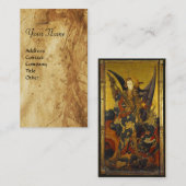 Carte De Visite Église Saint-Michel-Vanquishing Devil as Medieval  (Devant / Derrière)