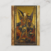Carte De Visite Église Saint-Michel-Vanquishing Devil as Medieval  (Dos)