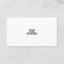 Ego est l'ennemi Minimaliste Machine à écrire Entr