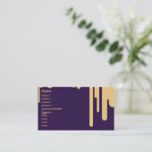 Carte De Visite Égouttements - affaires (Debout devant)