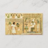 Carte de visite Égypte-Hiéroglyphes (Dos)