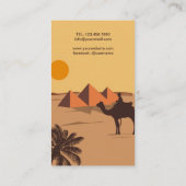 Carte De Visite Egypte, Le Caire (Dos)