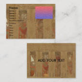 Carte De Visite égyptien | (Devant / Derrière)