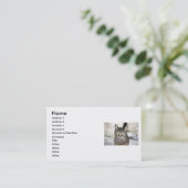 Carte de visite égyptien (Debout devant)