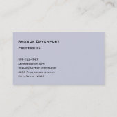 Carte De Visite Eiffel Tower Butterflies and Flowers (Dos)