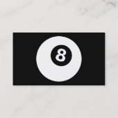 Carte De Visite eightball simple (Dos)