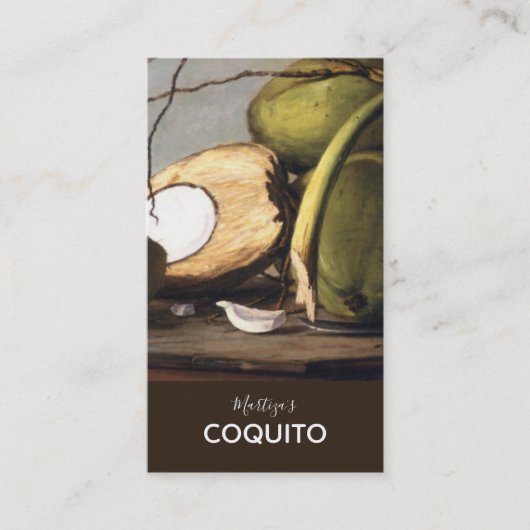 Carte De Visite El Morro Coquito (Devant)
