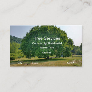 Carte De Visite Élagage d'arbres Services d'arboriste