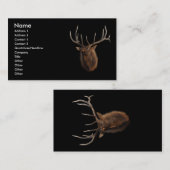 Carte De Visite élans (Devant / Derrière)