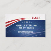 Carte De Visite Électeur de la campagne électorale (Devant)