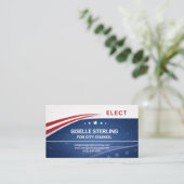 Carte De Visite Election Campaign Voter (Debout devant)