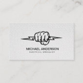 Carte De Visite Electric Electrical Electrician Professional  (Devant)