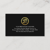 Carte De Visite Electric Lightning Roof Circuit Plug (Dos)