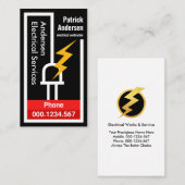 Carte De Visite Electric Wiring Circuit Draws Power (Devant / Derrière)