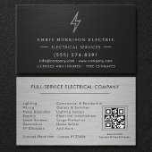 Carte De Visite Electrical Company QR Code Professional