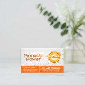 Carte De Visite Electrical Plug | Power Energy Logo (Debout devant)