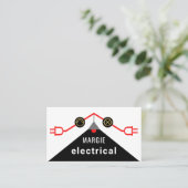 Carte De Visite Electrical Rooftop Circuit Wiring Frame (Debout devant)