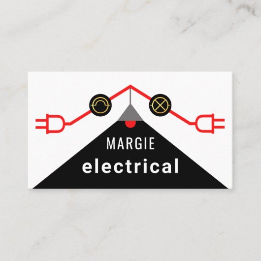 Carte De Visite Electrical Rooftop Circuit Wiring Frame (Devant)