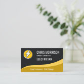 Carte De Visite Electrician (Debout devant)