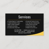 Carte De Visite Electrician (Dos)