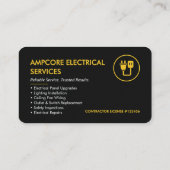 Carte De Visite Electrician (Dos)