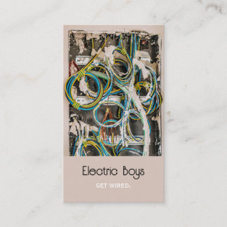 Carte De Visite Electrician Business Card