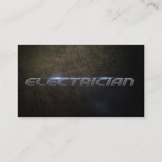 Carte De Visite Electrician Business card (Devant)