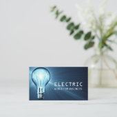 Carte De Visite Electrician, Electric, Construction Business Card (Debout devant)
