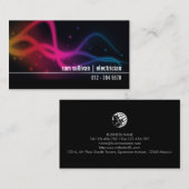 Carte De Visite Électricien (Devant / Derrière)