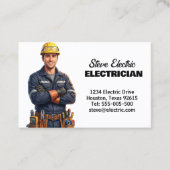 Carte De Visite Électricien (Devant)