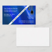 Carte de visite électricien (Devant / Derrière)