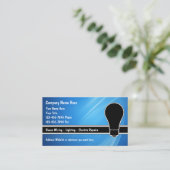 Carte de visite électricien (Debout devant)