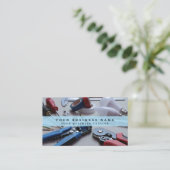 Carte De Visite Électricien (Debout devant)