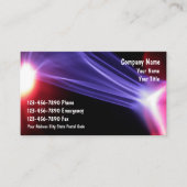 Carte de visite électricien (Devant)