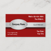 Carte de visite électricien (Devant)