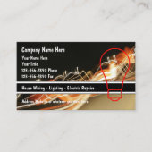 Carte de visite électricien (Devant)